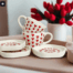 Lifestyle Ceramic Coffee Mug & Dessert Plate Set